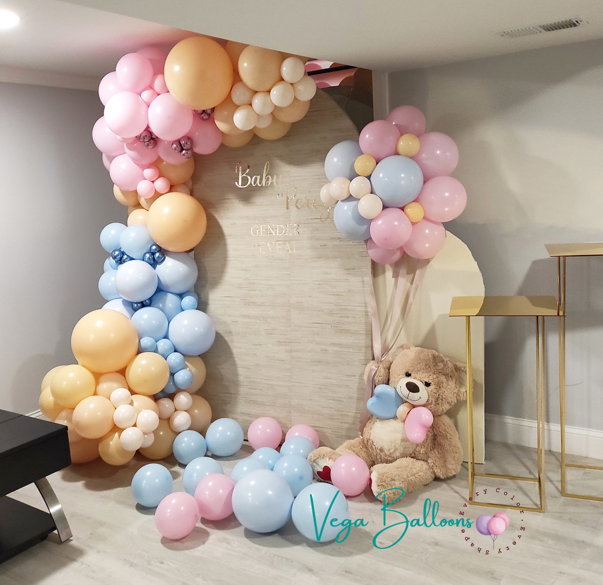 gender reveal backdrop