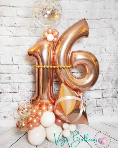 Number Balloon Centerpiece (small)