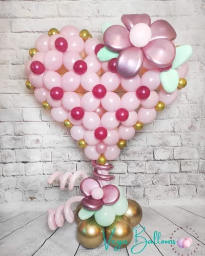 Big Pink Heart with Link Balloons – XLarge