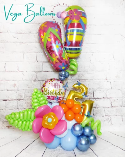 Foil balloons bouquet