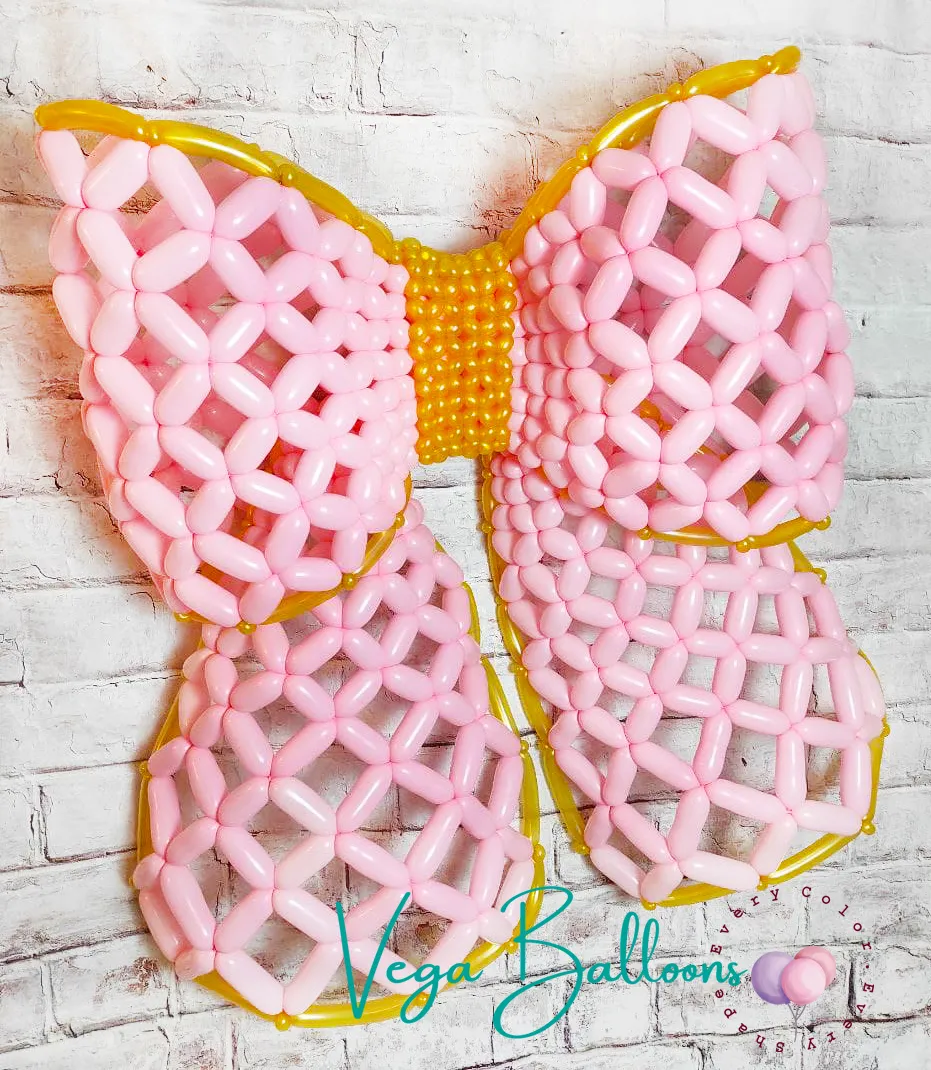 crafted butterfly balloons