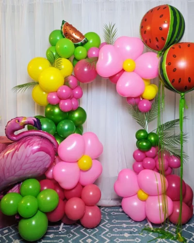 Pink Flamingo Garland