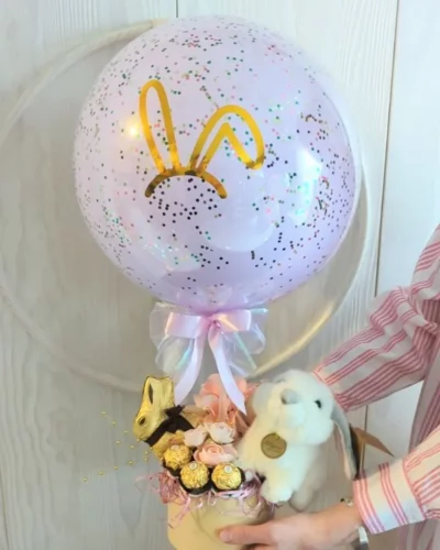 Bunny Ears Sprinkle Delight Basket – $70