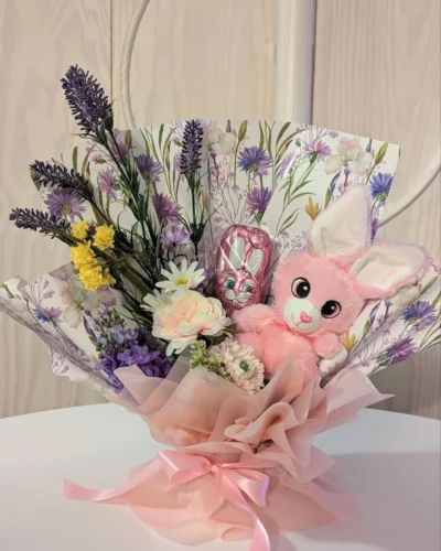 Pastel Bunny Blooms Bouquet