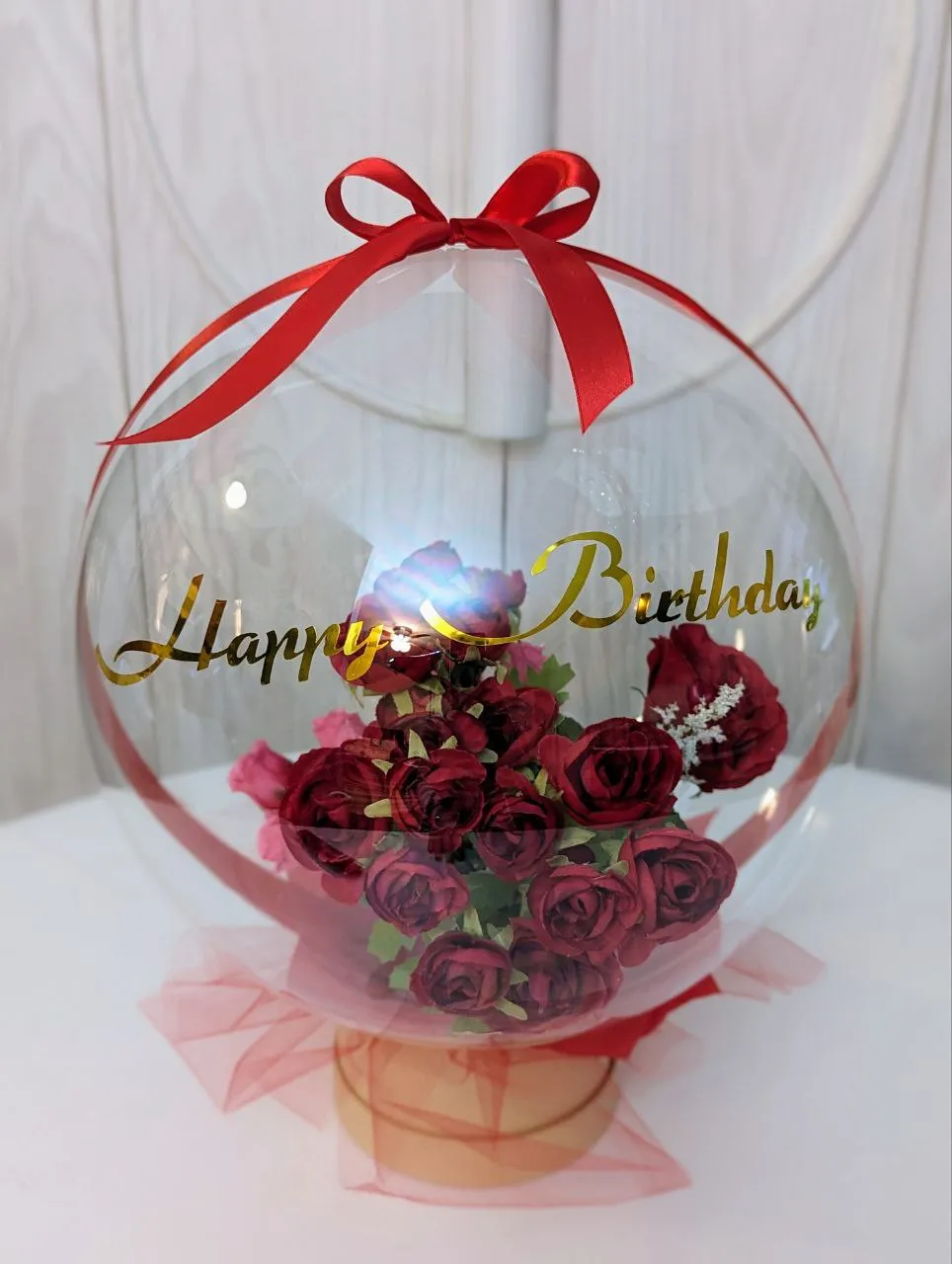 Rose Elegance Birthday Bubble - 2