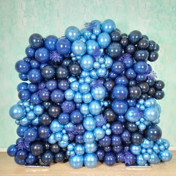 blue balloon wall